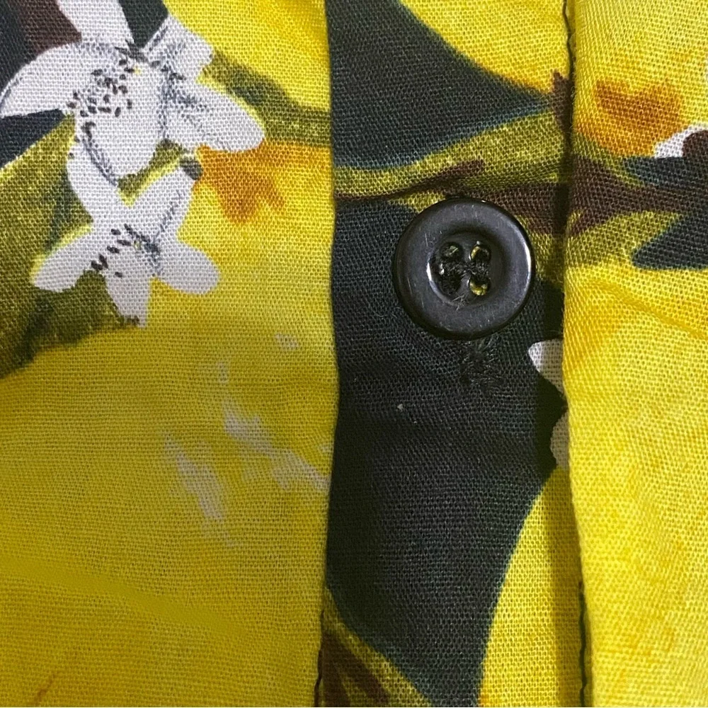 Jogal Men's Black Lemon Print Shirt